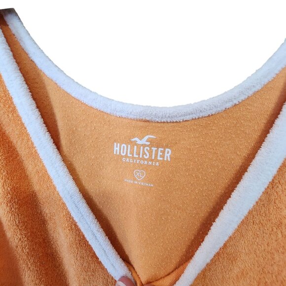 Hollister Womens Sleeveless Terry Cloth Crop Tank Top size XL - Picture 3 of 3